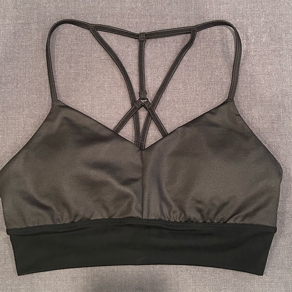 ALO Yoga Black Strappy Bralette
